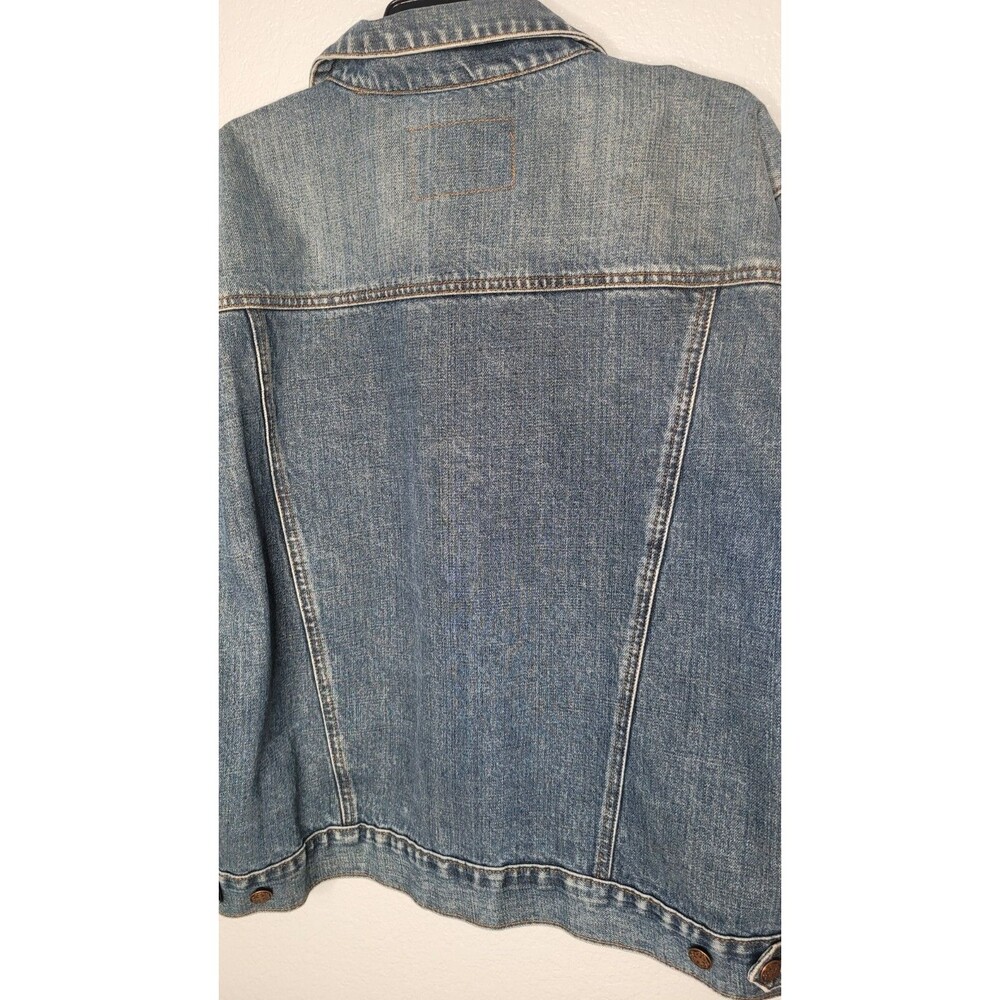 Oshkosh Men's Size XL‎ Blue Denim Trucker Button Up Jacket EUC - Picture 10 of 16